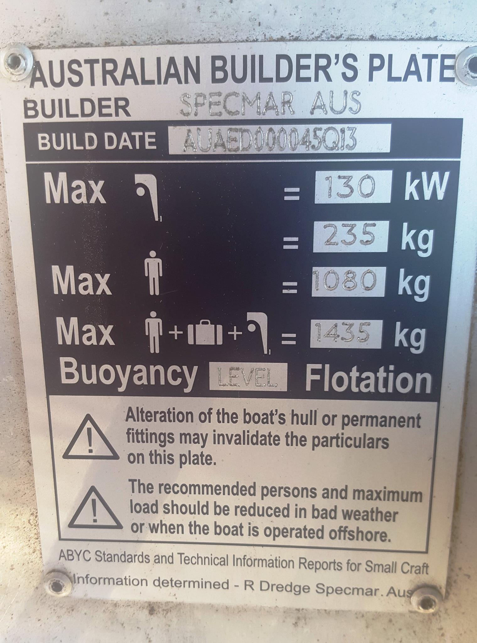 Bouyancy Foam Fitment Advice Plate